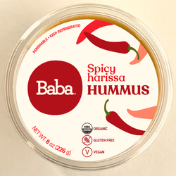 Organic Spicy Harissa Hummus (8 oz)