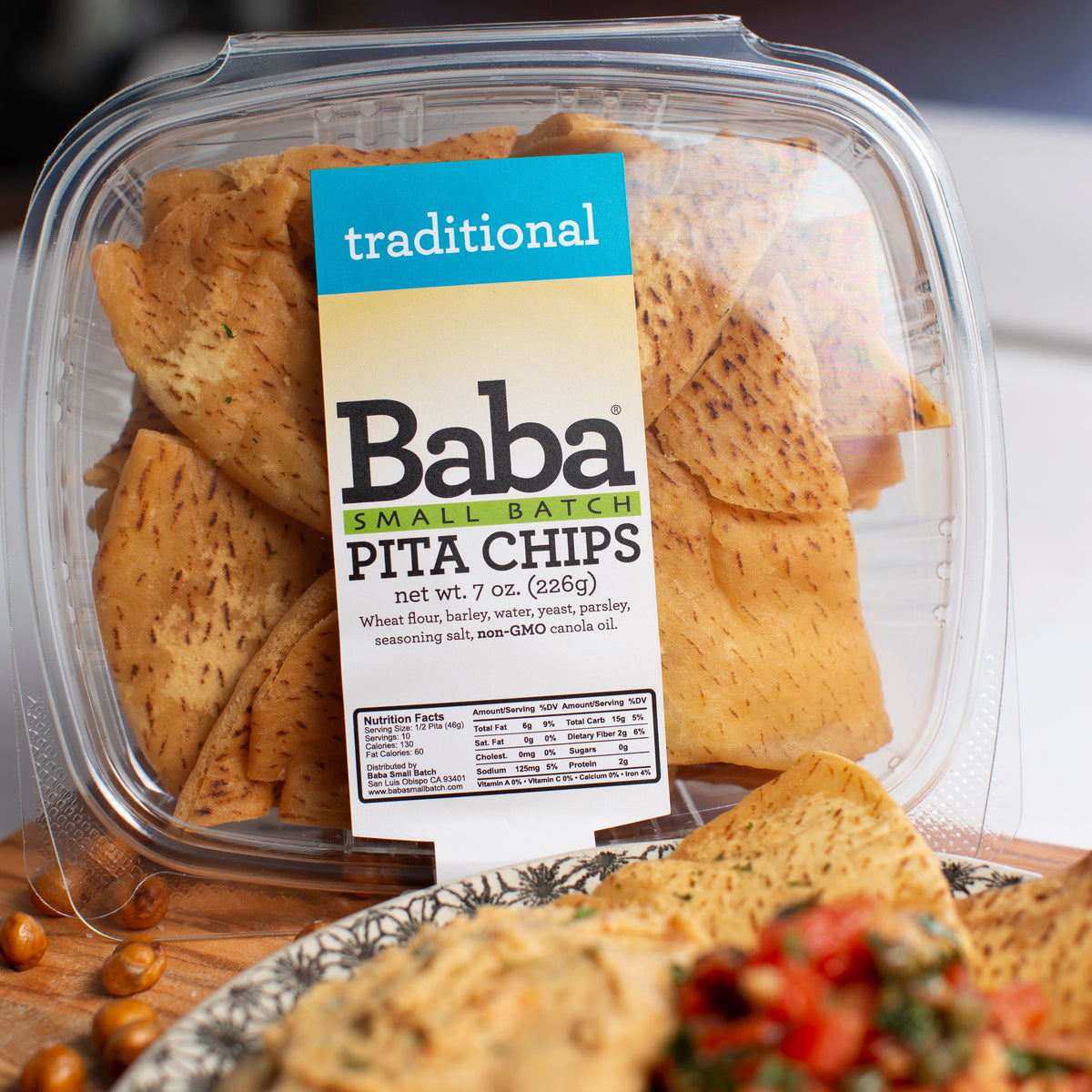 Baba Small Batch Traditional Pita Chips (7 oz)