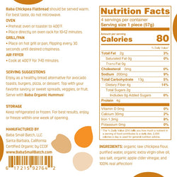 Organic Classic Chickpea Flatbread