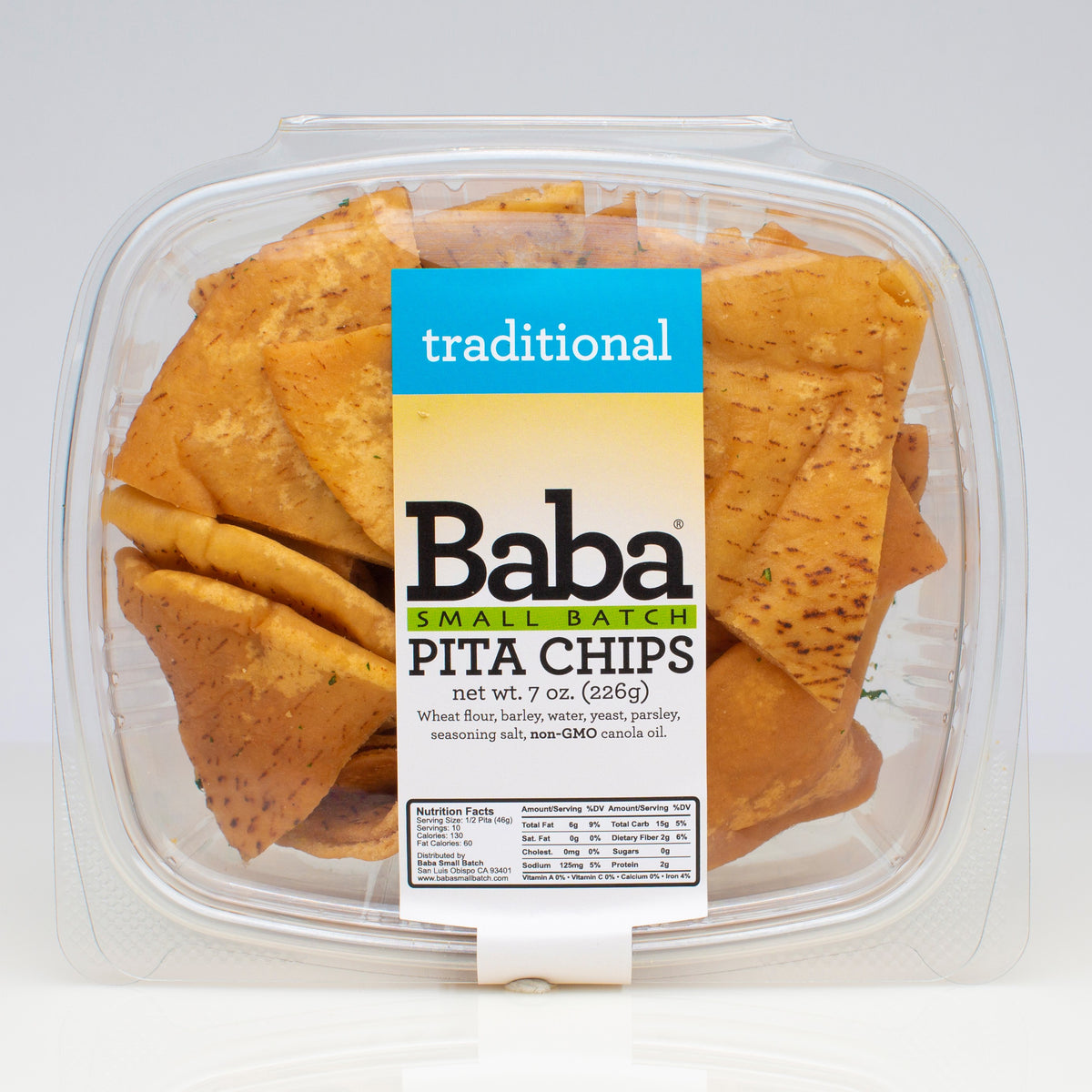 Baba Small Batch Traditional Pita Chips (7 oz)