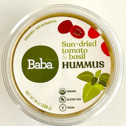 Organic Sun-Dried Tomato & Basil Hummus (8 oz)