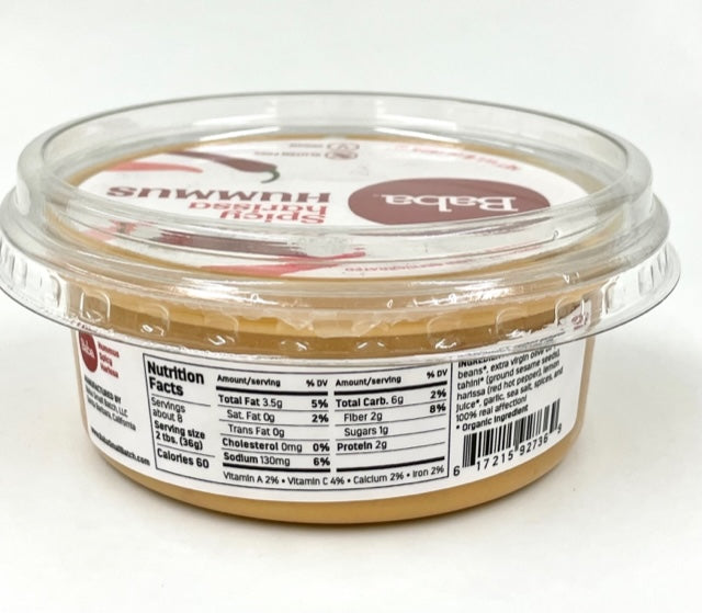 Baba Small Batch Spicy Pepper with Harissa Hummus (8 oz)