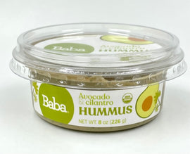 Organic Avocado & Cilantro Hummus (8 oz)