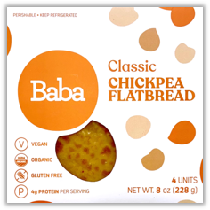Organic Classic Chickpea Flatbread