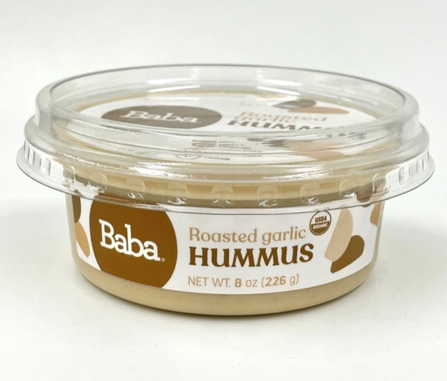 Organic Roasted Garlic Hummus (8 oz)